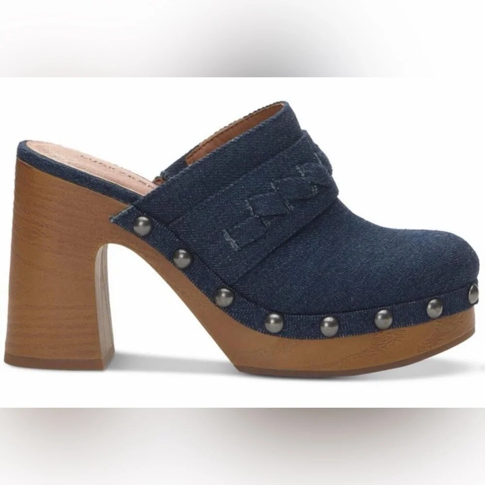 Lucky Brand Women's Denim Blue Mules - Picture 2 of 10